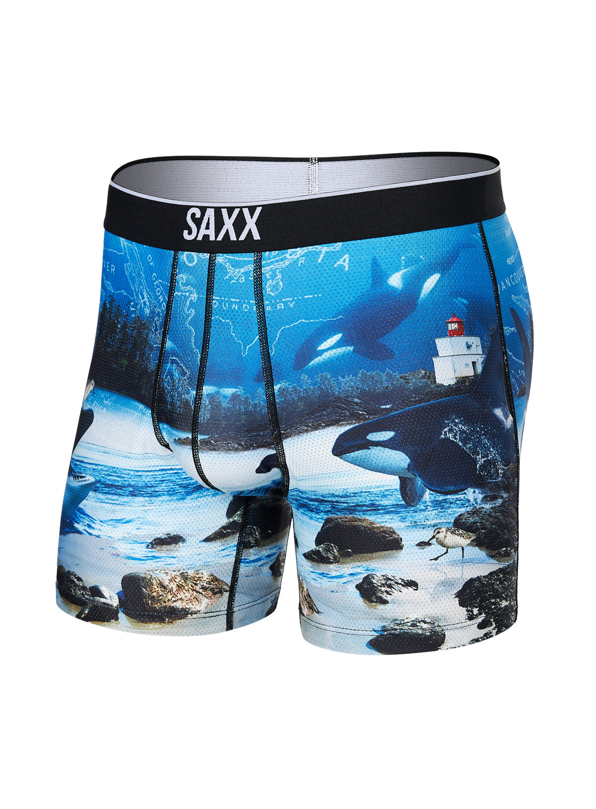 Ocean Print Boxer Underwear
