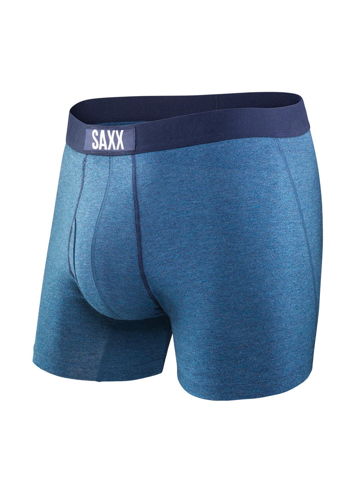 Indigo Heathered Boxer Underwear for men - Saxx