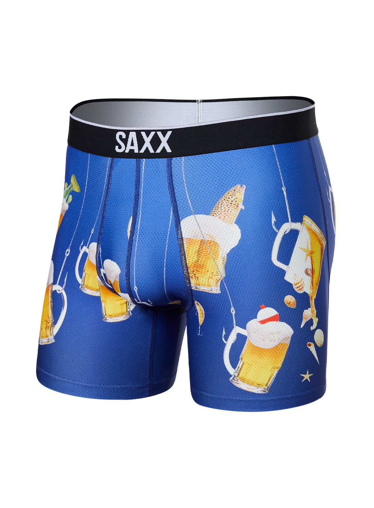 Fisherman Print Boxer Underwear for men - Saxx