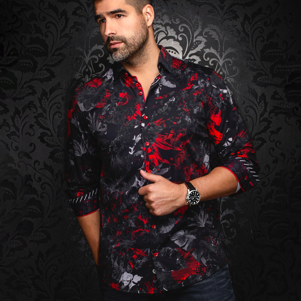 Chemise À Manches Longues Homme YANN H CHEMISE ML FIREFLY