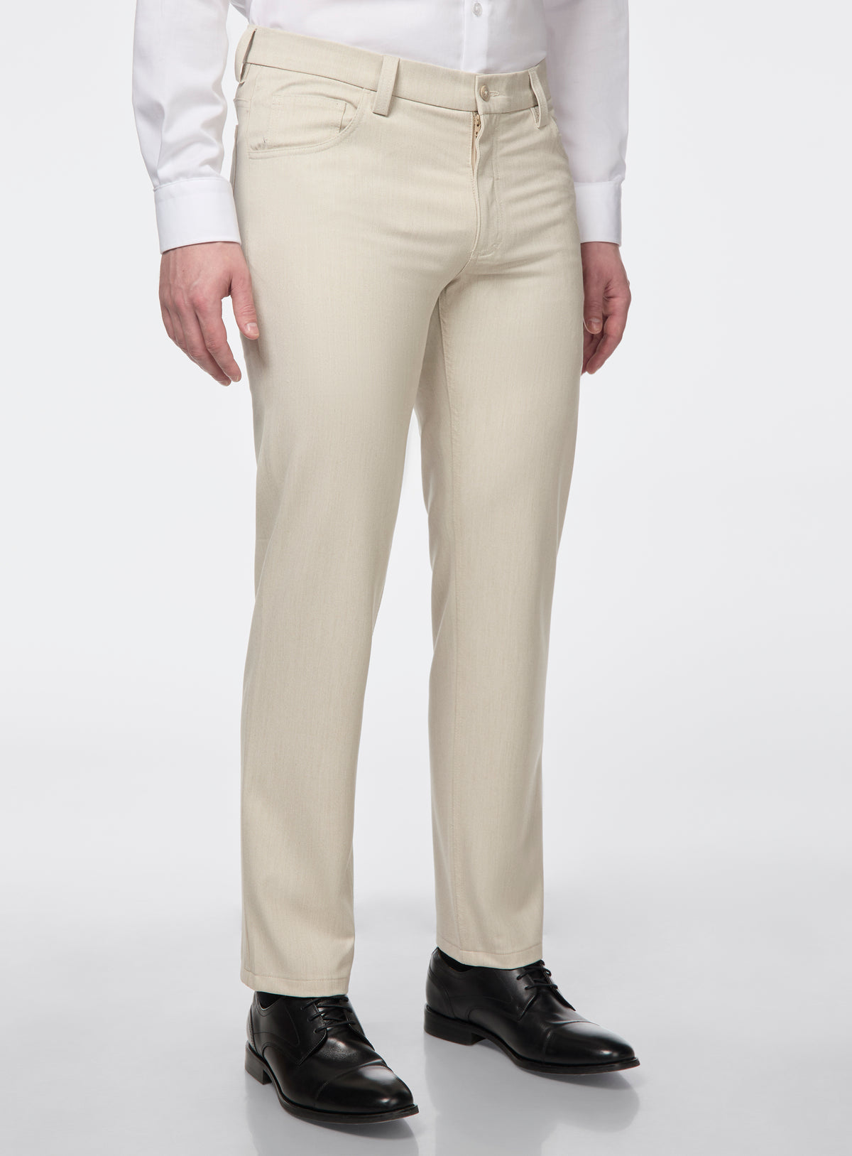 Linen-Effect Dress Pants for men