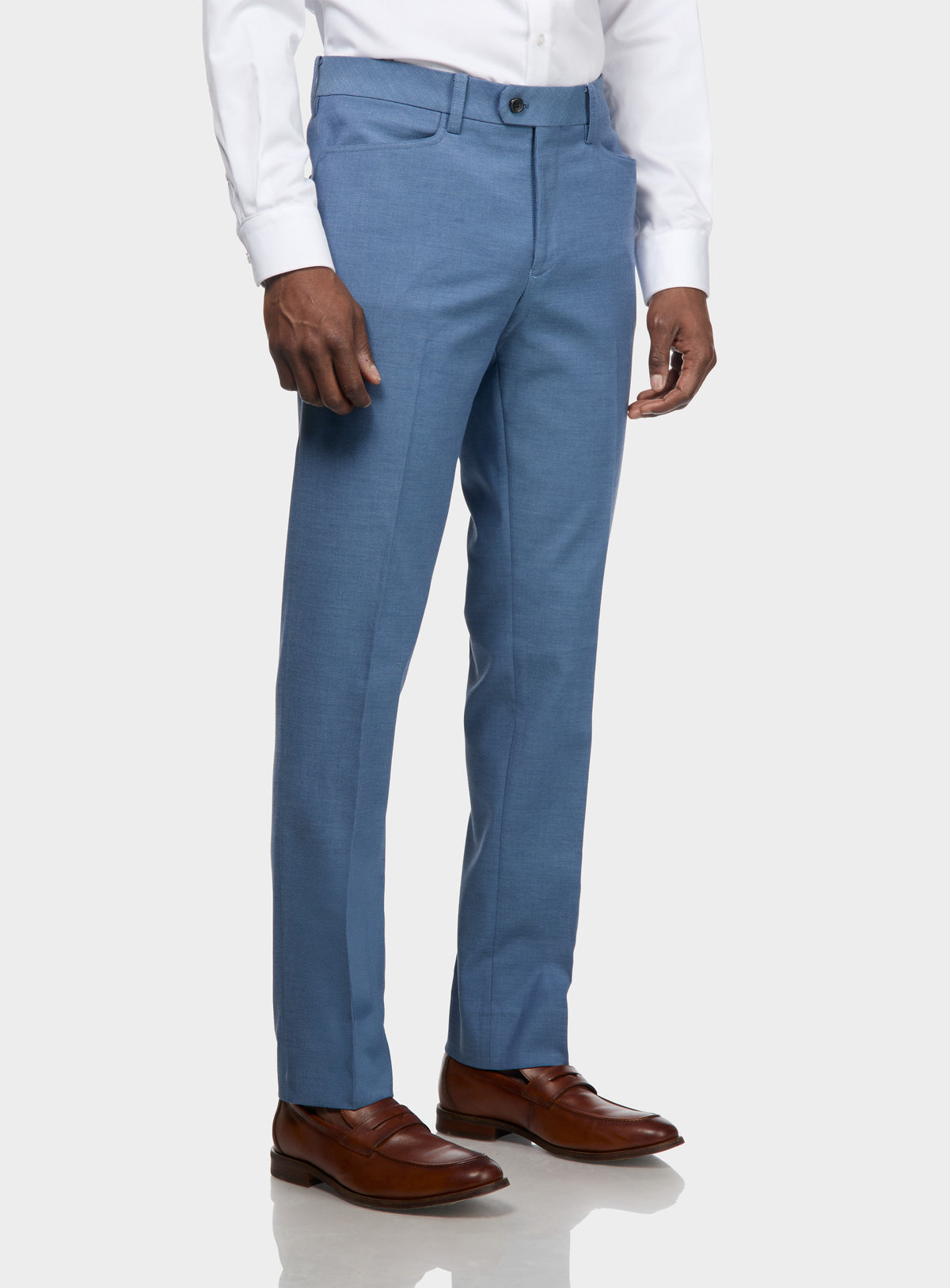 denim dress pants men's Micro Diamond for Men Soo Jonathan's first couture SCH006678_B Work pants more sophisticated finish that Color:SNOW