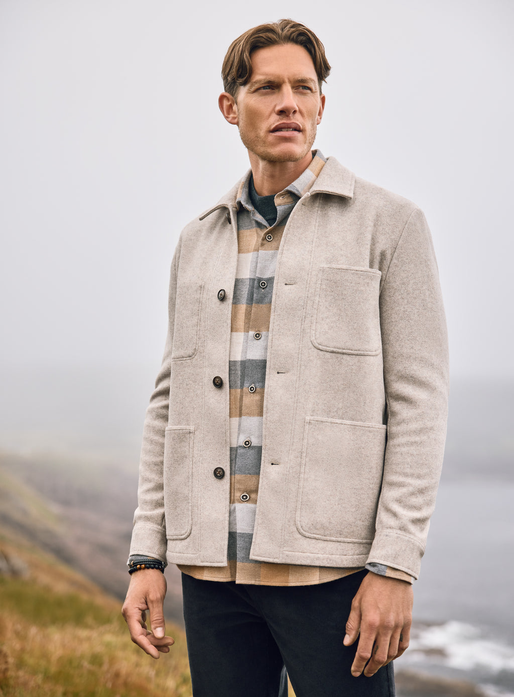 Surchemise avec poches plaquées pour homme Anthony of London Luxury