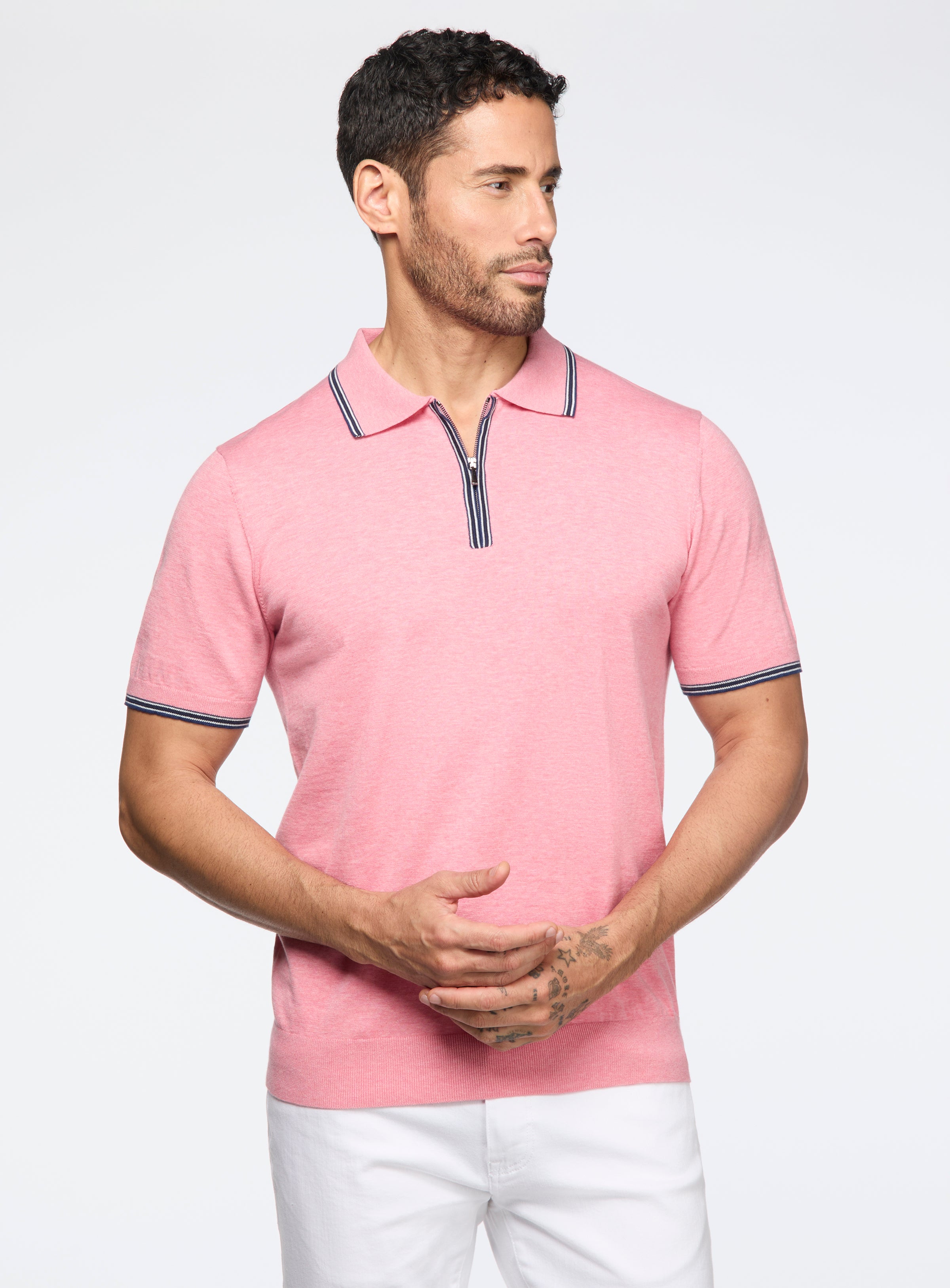 Half-Zip Polo for men - Anthony of London