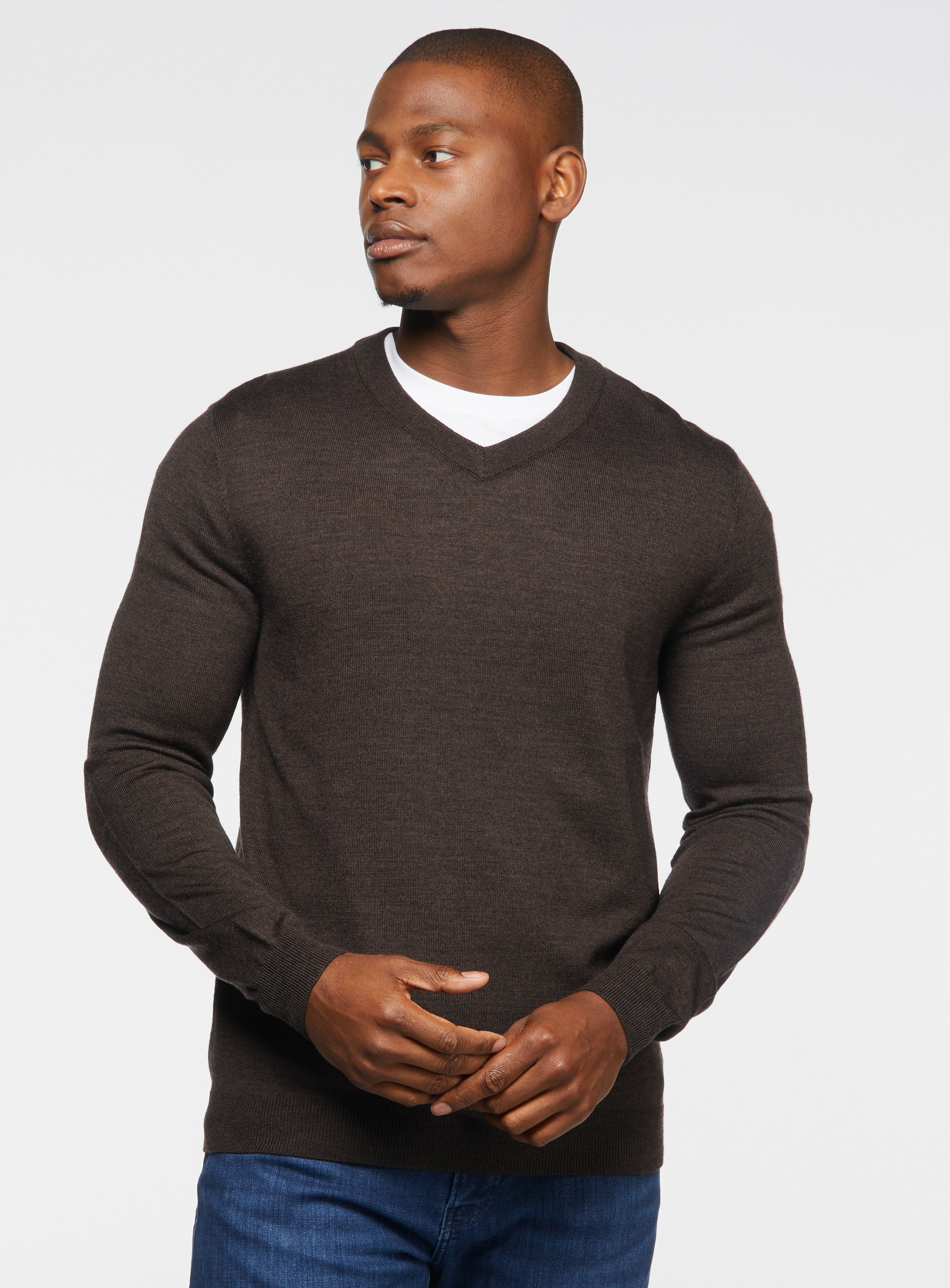 アルファニ メンズ ニット・セーター アウター Men's Contrast Edge Crewneck Sweater, Created for Macy's アルファニ ニット\u0026セーター アウター メンズ Men\u0027s Long Sleeve