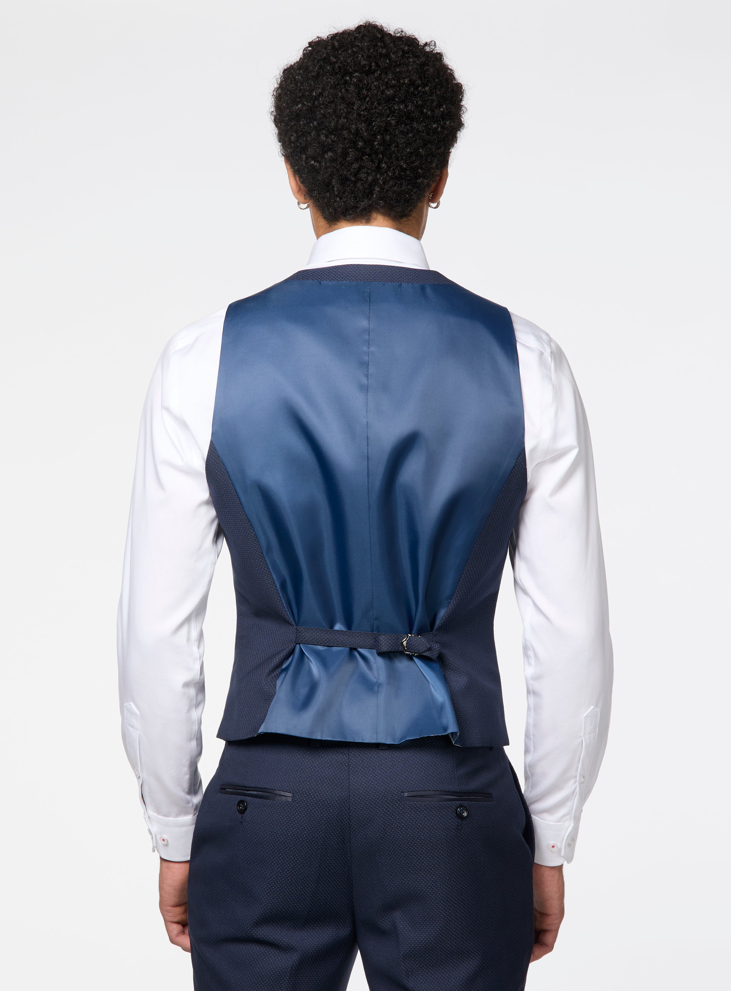 Neat Navy Vest for men - Marco Ferrera