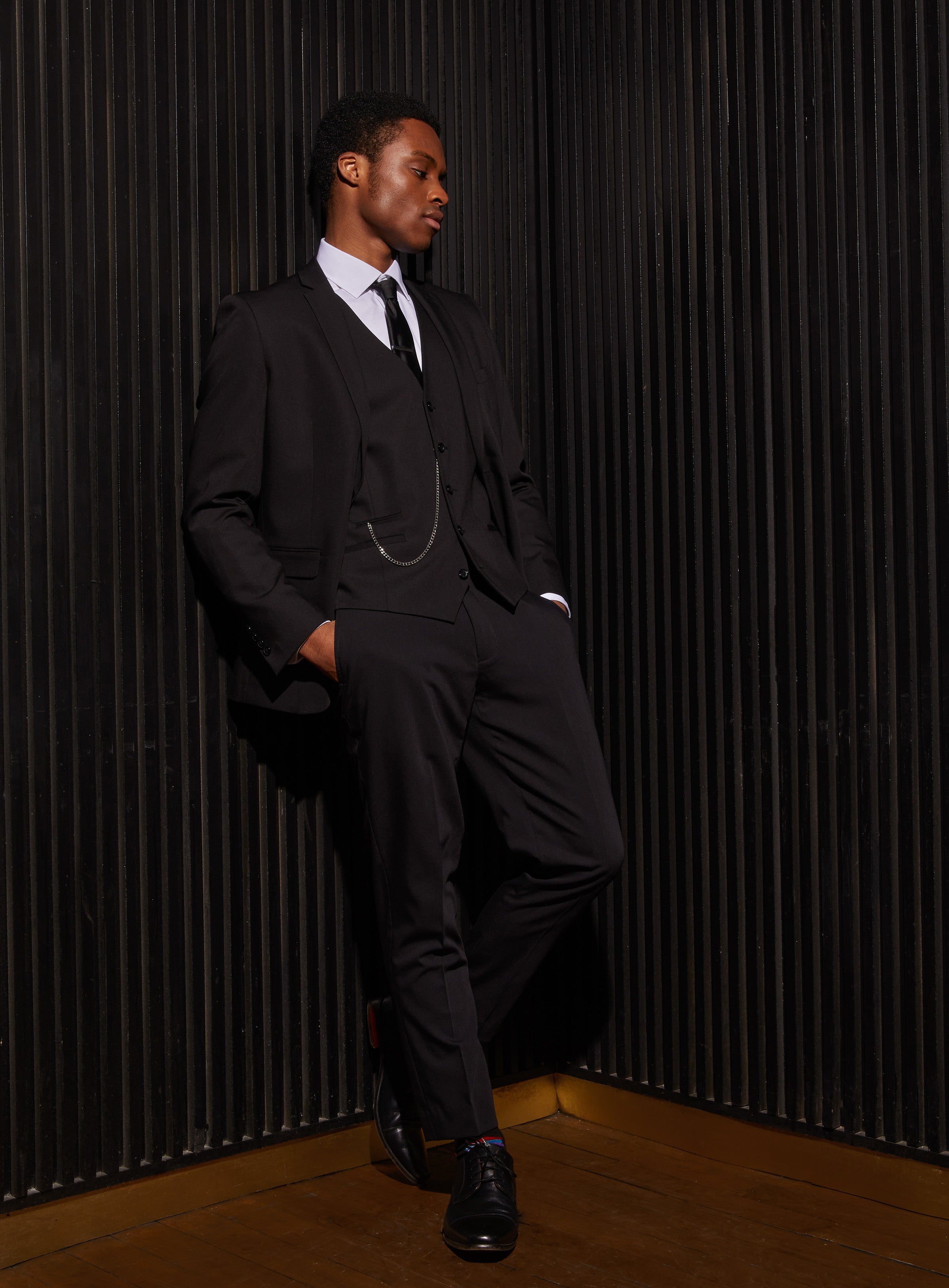 Black Shirt Black Tux Stores Black Tuxedo Set With Vest, Shirt