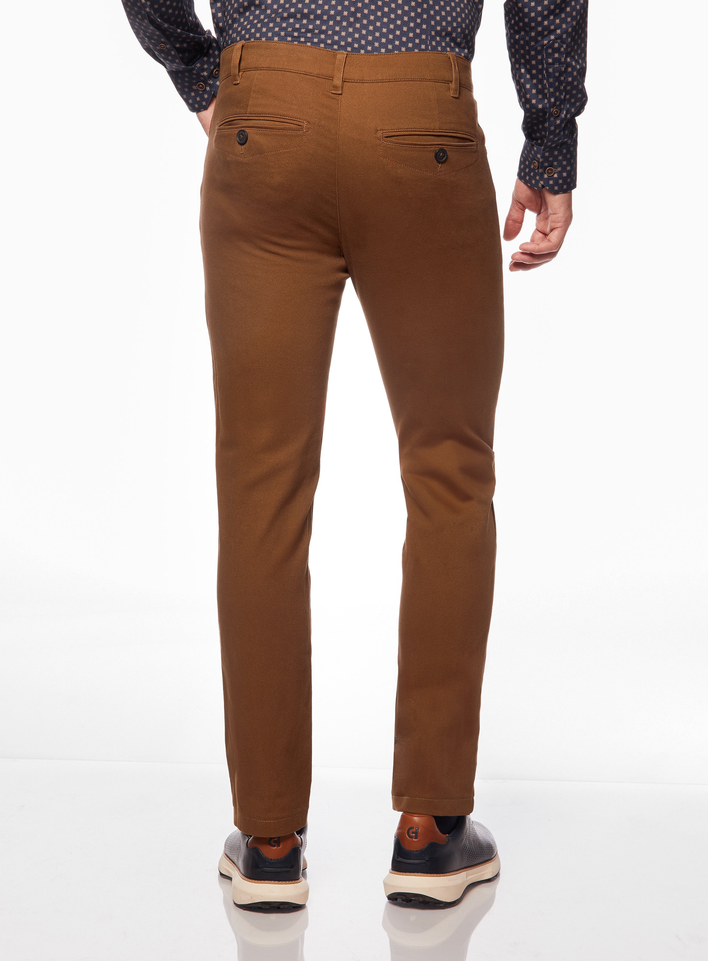 anthony calydon Elastic trouser brown S anthony calydon Elastic