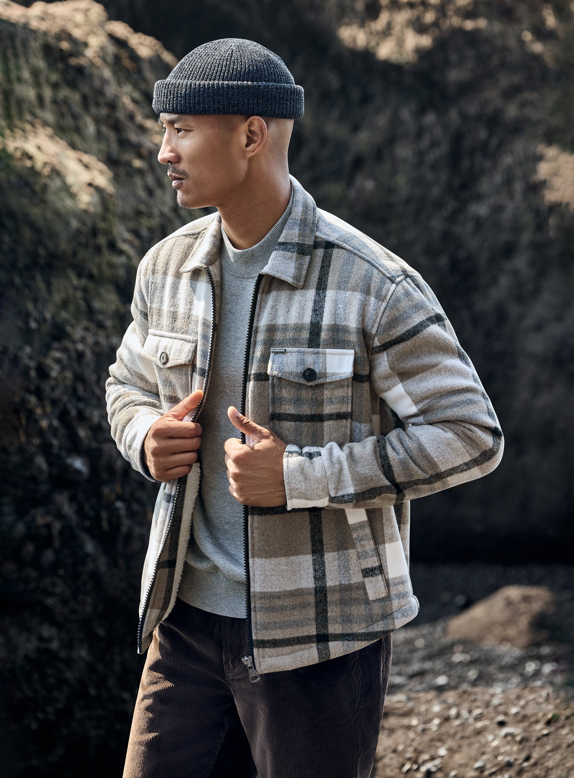 Sherpa Lined Jacket for men - Point Zero
