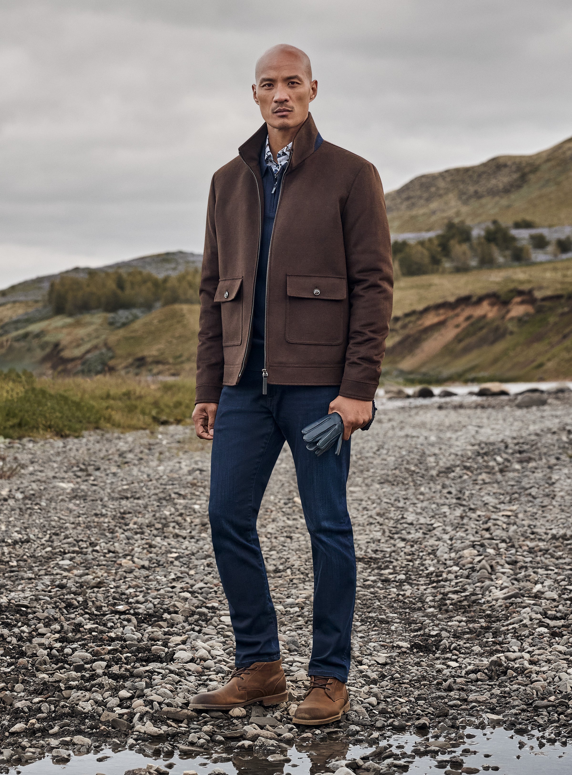 ジャケット・アウター mieajunar lincoln wool short jacket Short Wool Jacket for men - Anthony of London