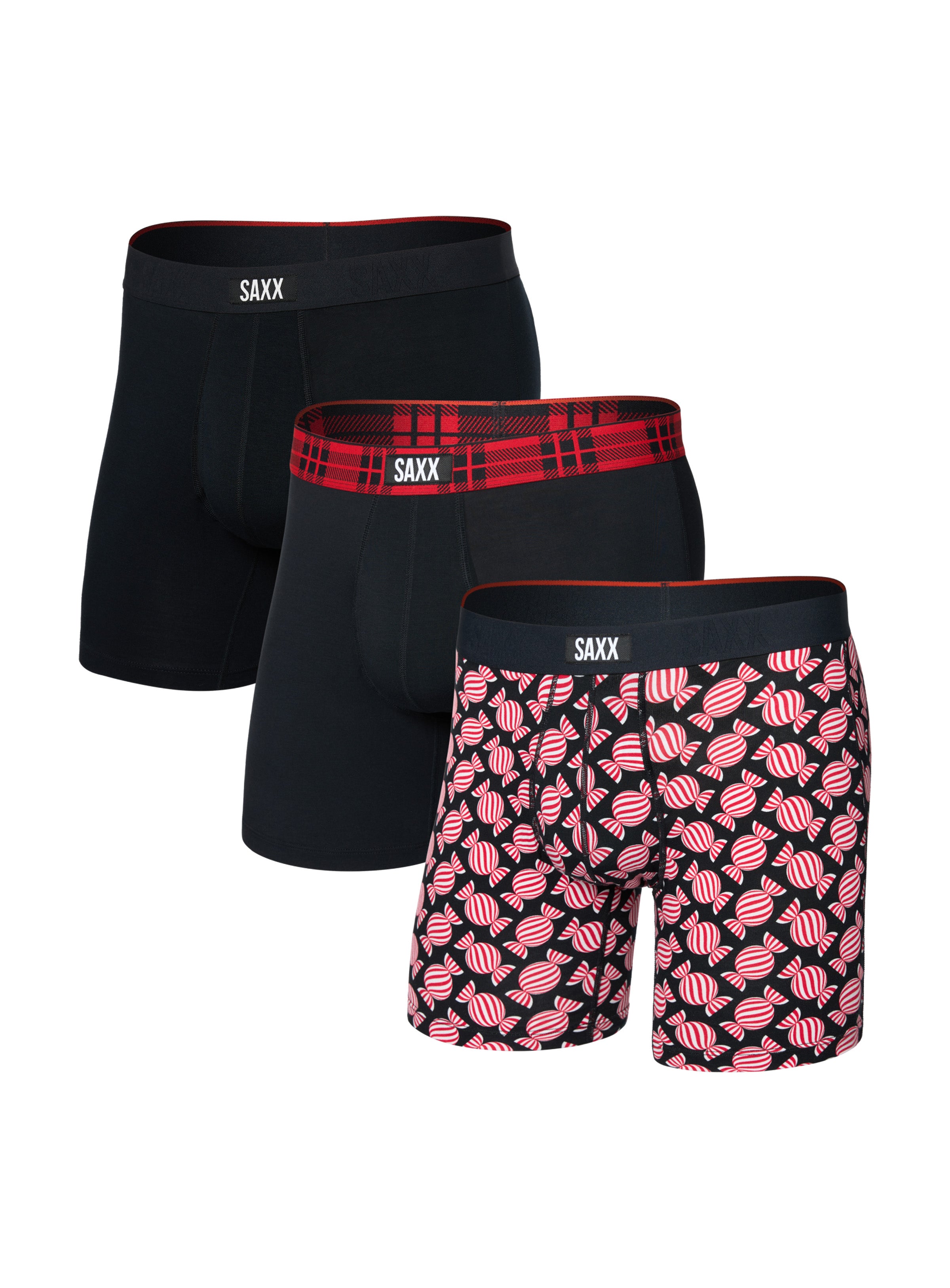 Candy Shop' Print Boxer Underwear Trio for men - Saxx