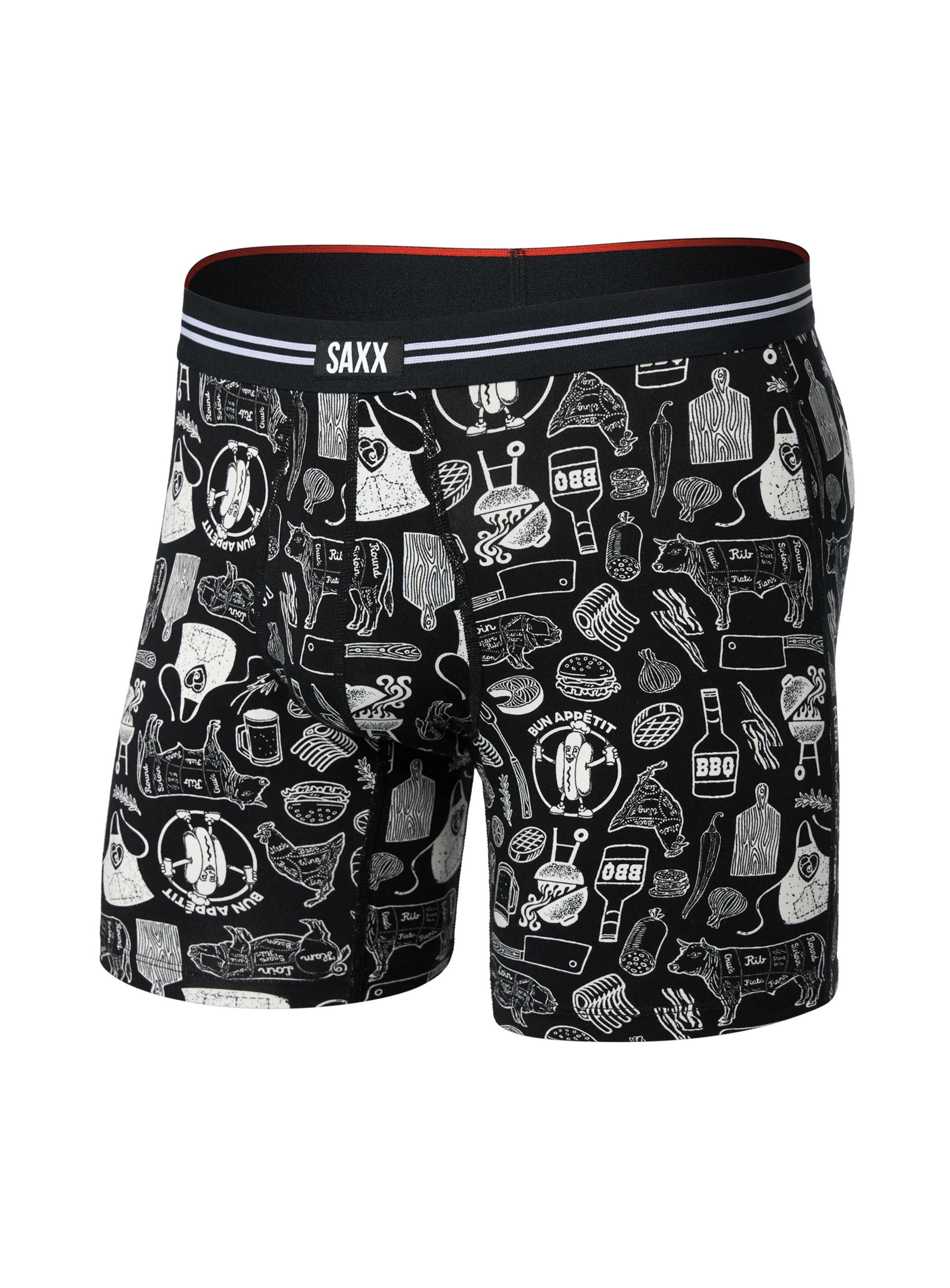 Bunn Appetit' Print Boxer Underwear for men - Saxx
