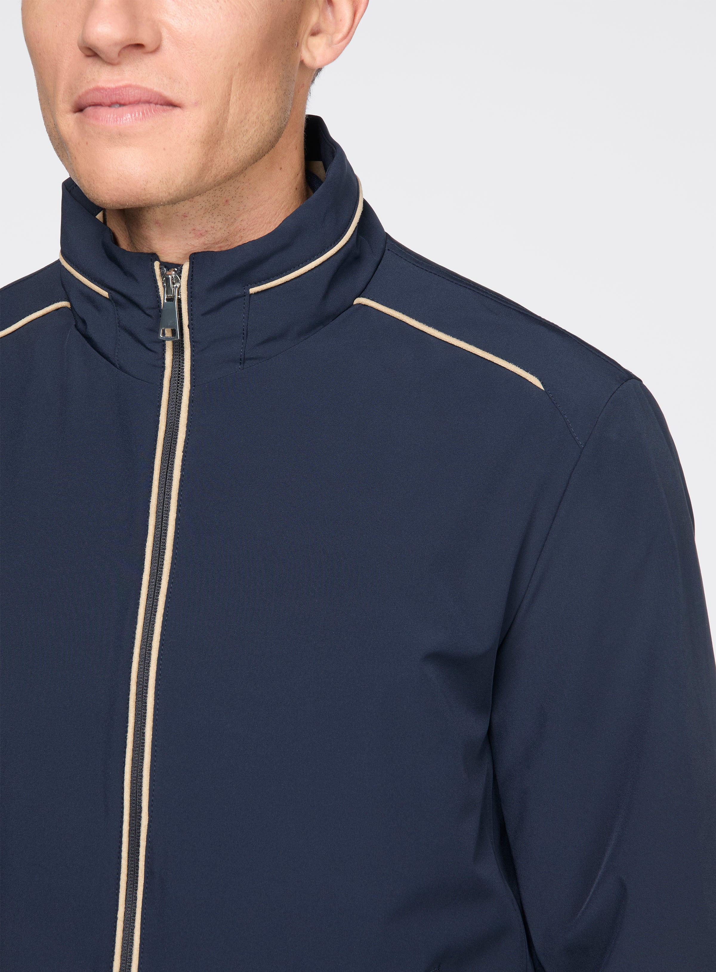 Navy Windbreaker Jacket for men - Orvieto