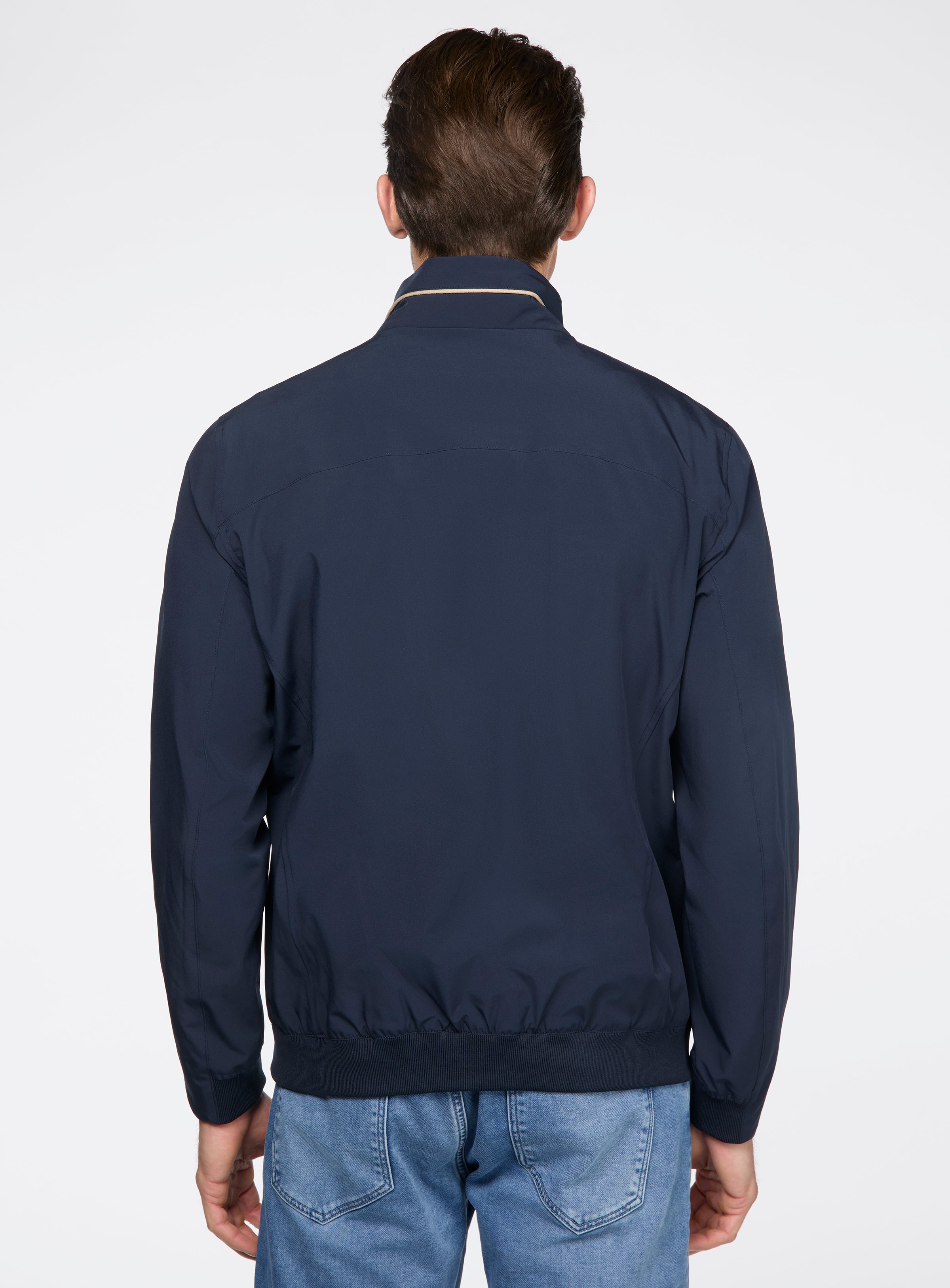 Navy Windbreaker Jacket for men - Orvieto
