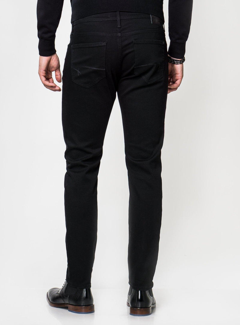 jeans supermove &#039;jake&#039; de couleur noir -noir