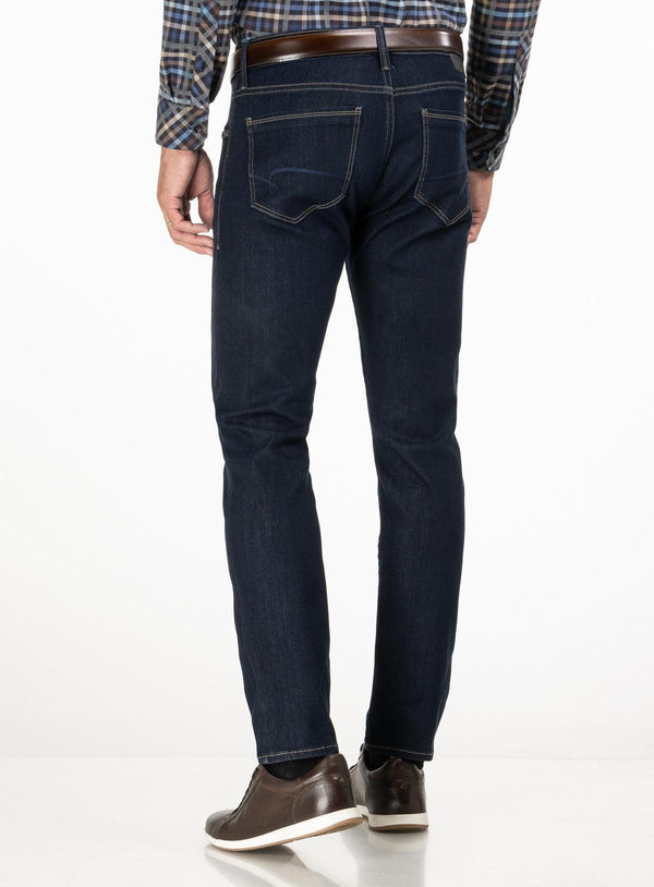Jeans Femme Coupe Droite Ernest - Taille 40 (30" De Tour) - Coton Marine D'occasion